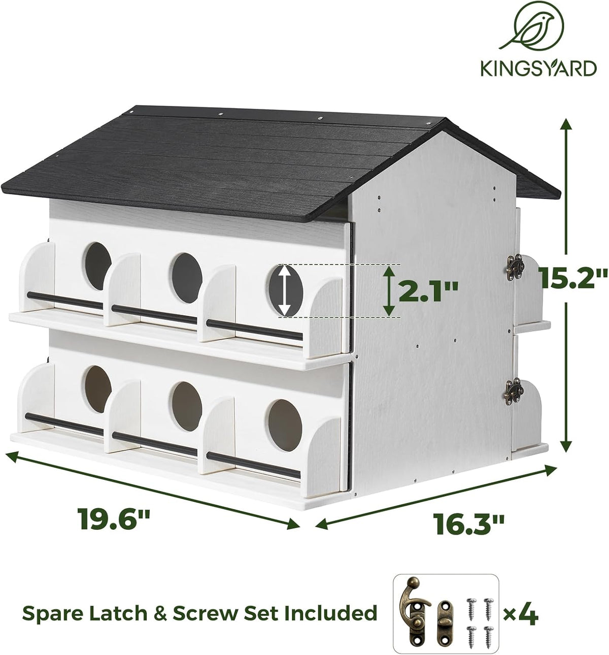 12-Room Pre-Assembled Purple Martin House