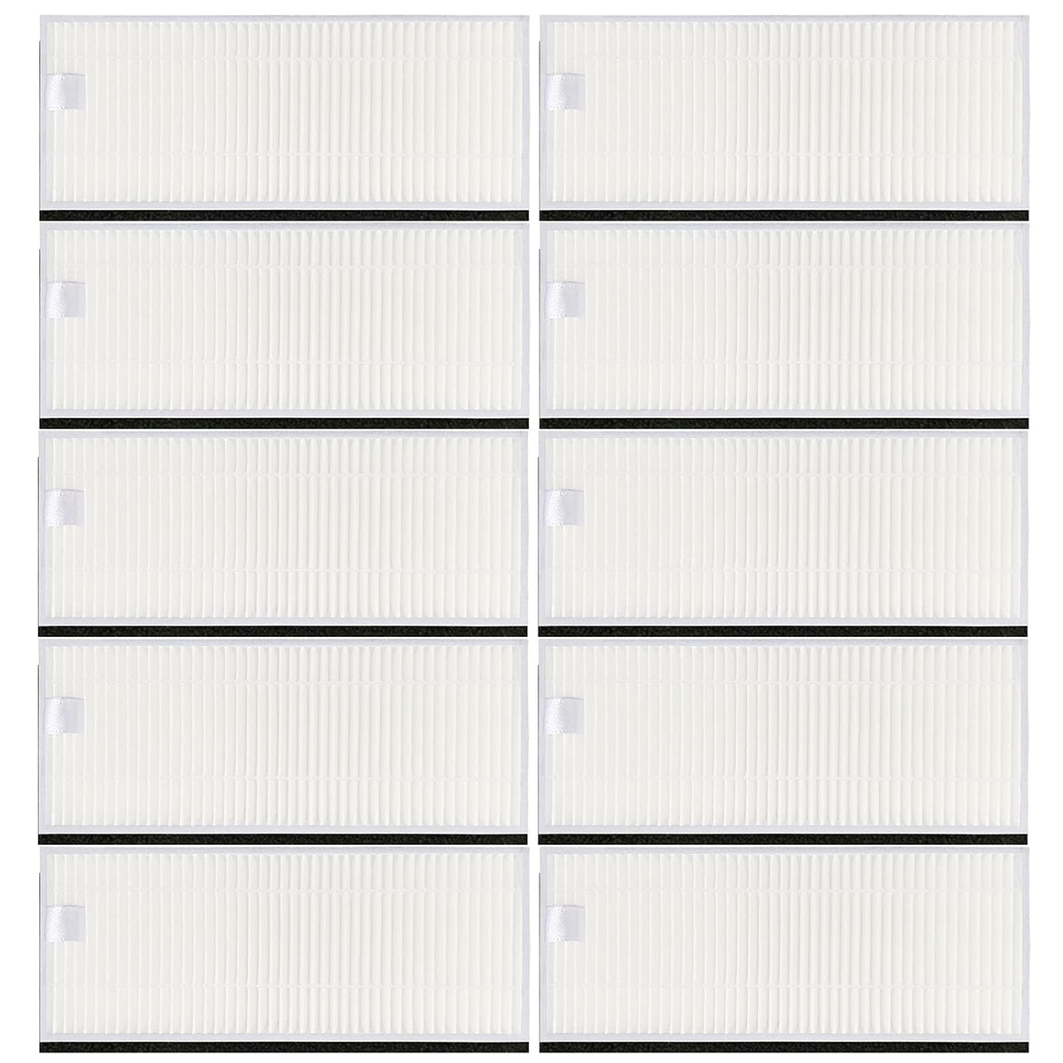 10 X Filter with Sponge Accessories for Ecovacs Deebot U2 DGN22 Robot Vacuum Cleaner