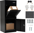 Large Outdoor Package Delivery Box with Anti-Theft Design | Lockable Door, and Weatherproof Galvanized Steel for
