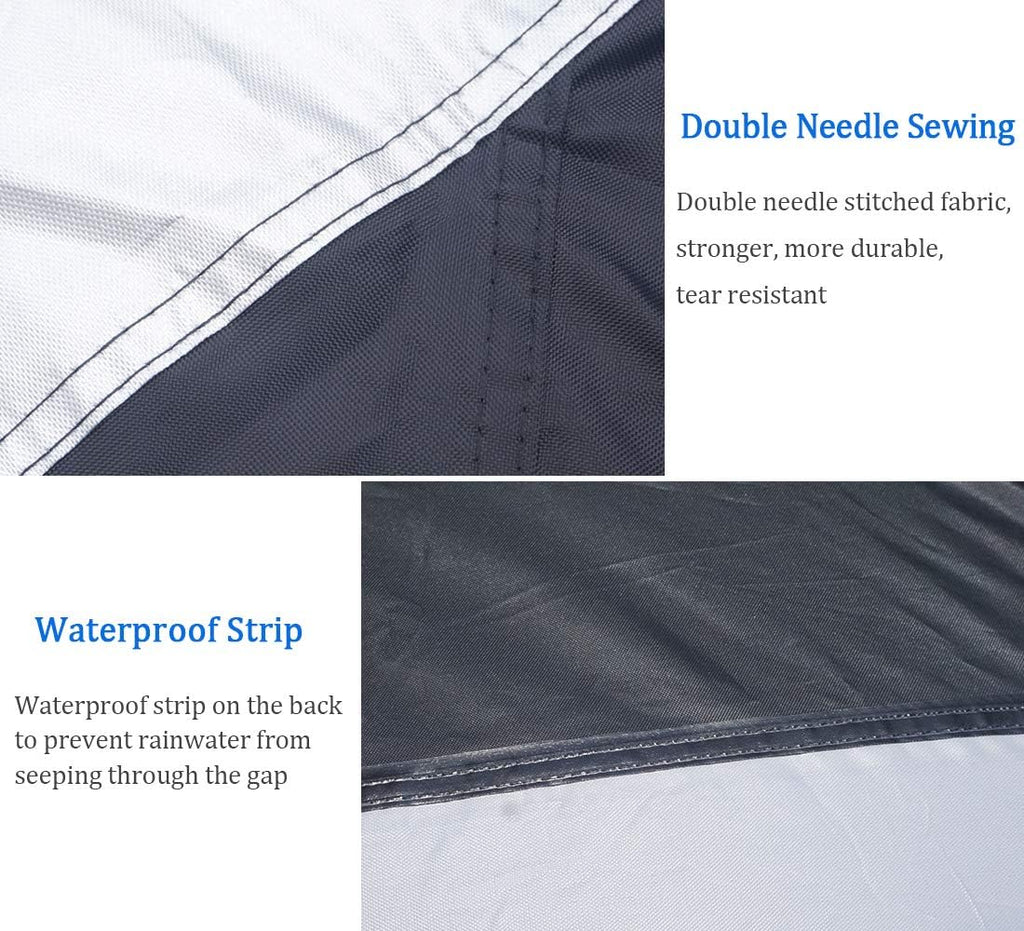 Side by Side UTV Cover Fit Max 2-3 Passenger, 131’’x66’’x75’’ | Heavy Duty Waterproof 420D Oxford Fabric, With Dual