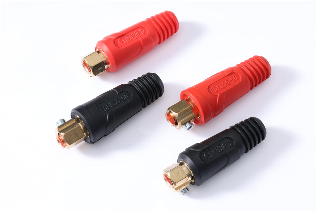 TIG Welding Cable Panel Connector Plug DKJ35-50 EDKL35-50 Dinse-Style 4pcs