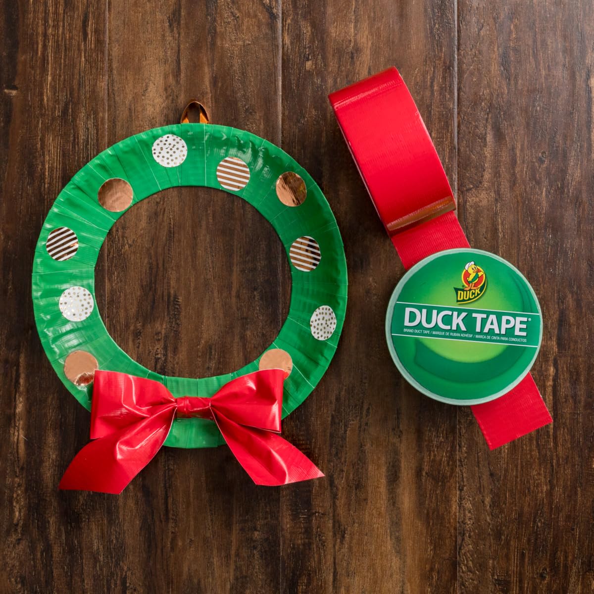 Brand Duck Printed Duct Tape, 6-Roll, Checker (280410_C)
