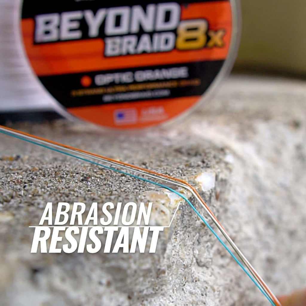 Braided Fishing Line -Super Strong - Abrasion Resistant - No Stretch -Blue Camo, Moss Camo, White, Green, Pink, Blue