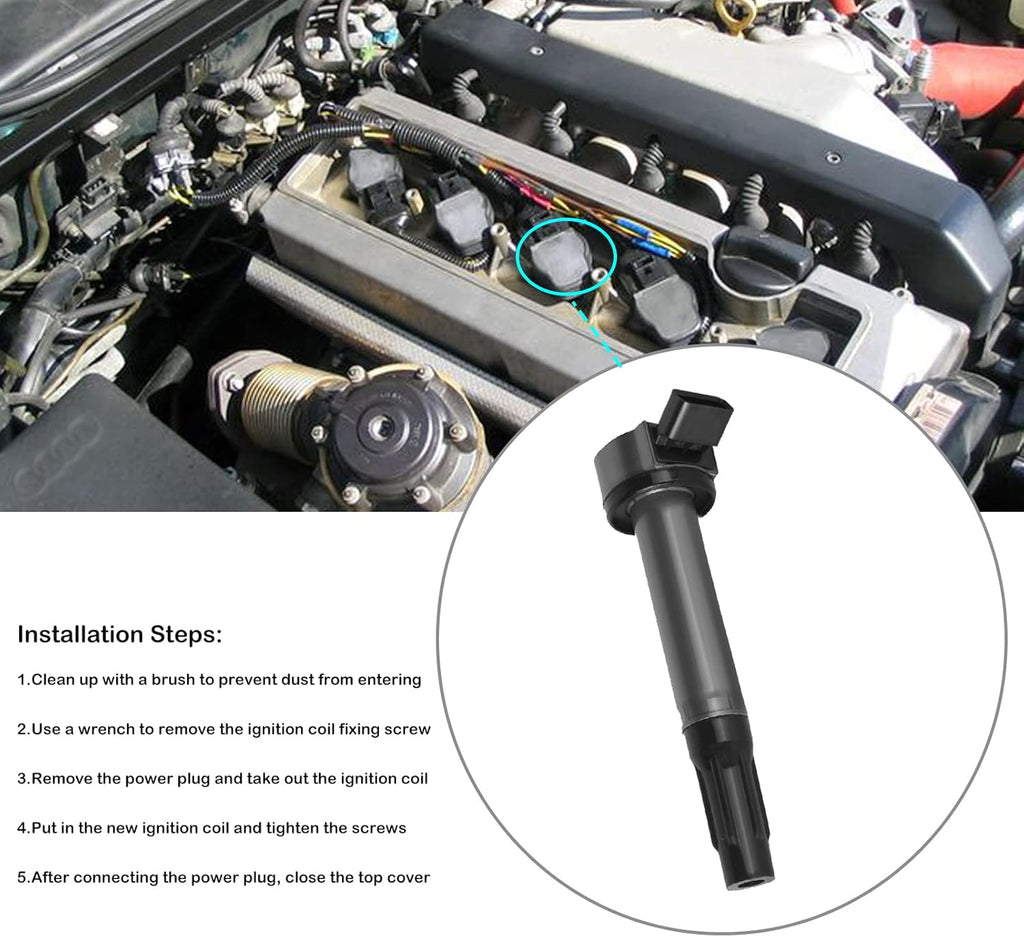 Set of 4 Ignition Coils for Honda CRV Accord Element