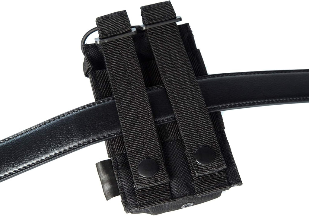 Tactical Molle Radio Holster Holder Case Military Heavy Duty Pouch Bag for Two Ways Walkie Talkies Adjustable Storage