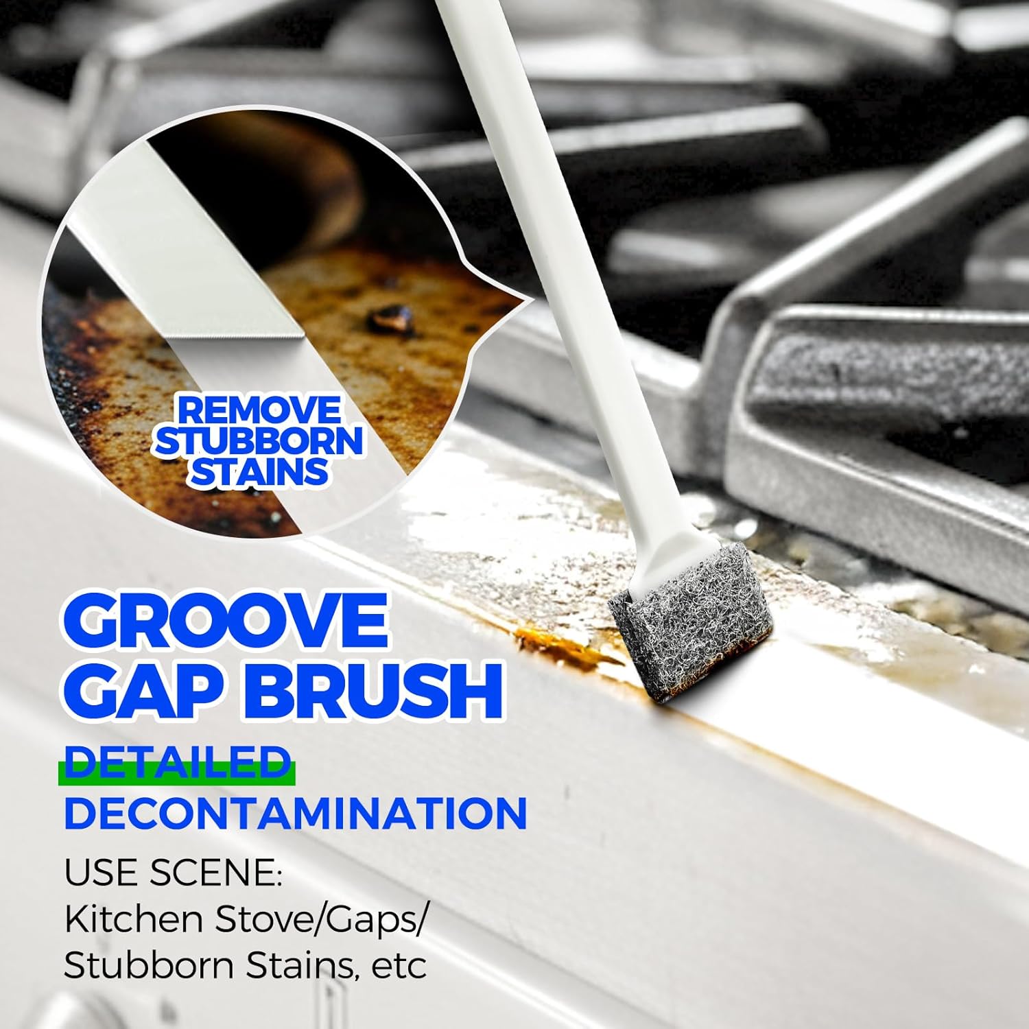 Cleaning Brush Set for Household Use, Scrub Brush, Kitchen Brush, Tile Lines Brush for Bathroom, Floor, Tub, Shower