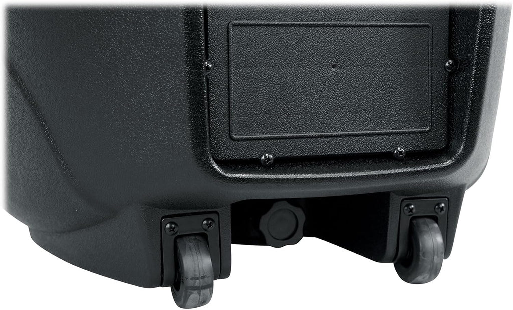 15" Passive DJ/PA Speaker, 500W Peak, 125W RMS, 8 Ohm, ABS Cabinet, 2" Voice Coil, Titanium Tweeter, Pole Mount