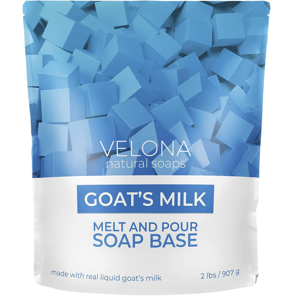 2 lb - Goat Milk Soap Base, Pre-Cut Cubes, SLS/SLES Free