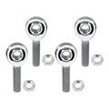 uxcell XM6+XML6 Joint Rod Ends Kit 3/8" Bore - 2 Pair (Left+Right, 4Pcs)