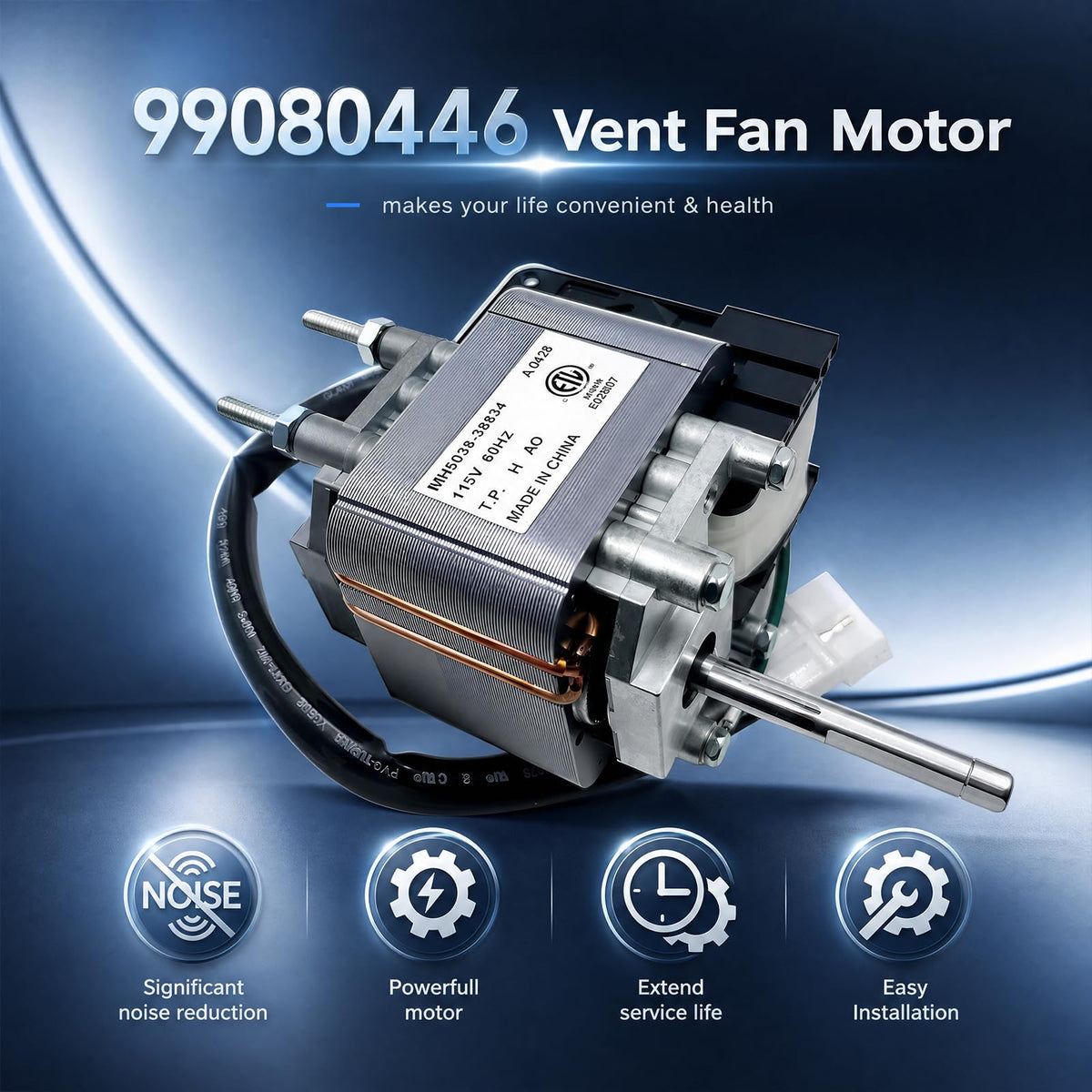 IKQLN 99080446 Vent Fan Motor