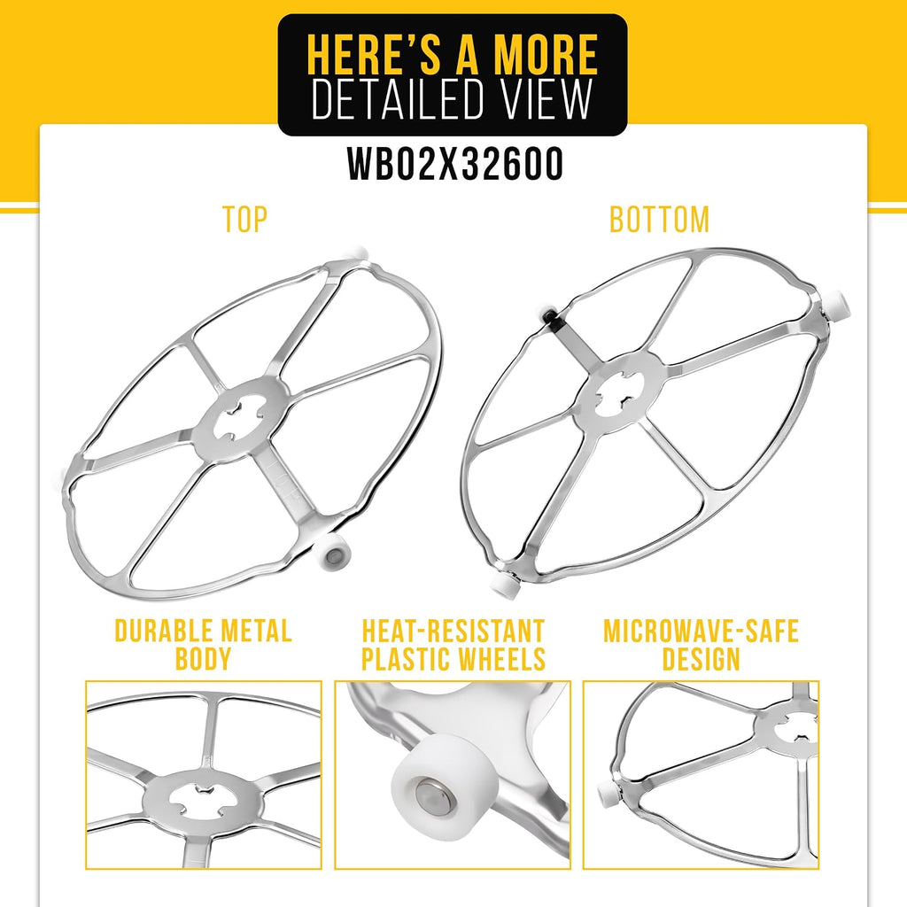 WB02X32600 Microwave Rotating Ring Tray Support Assembly for GE AP6871921