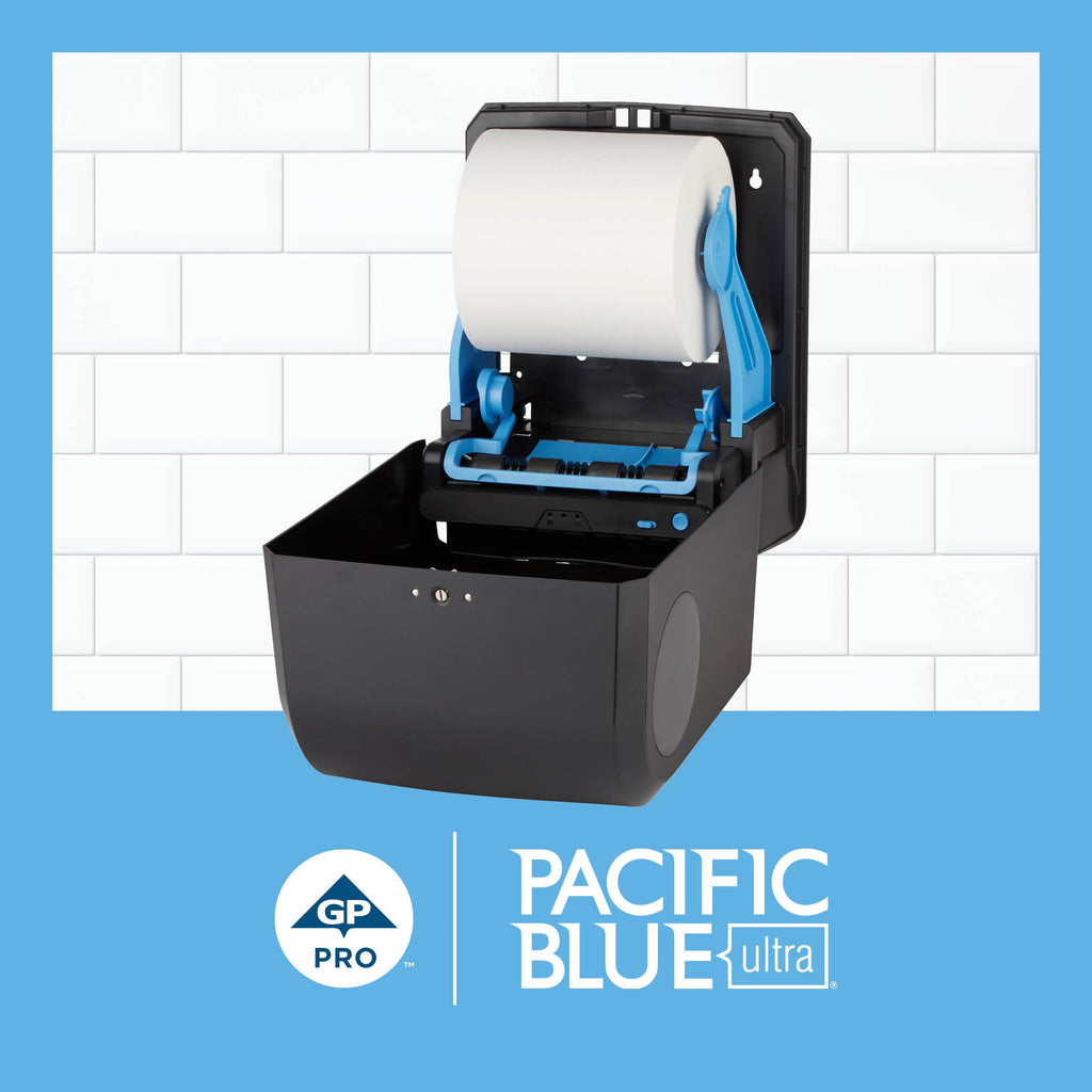 Pacific Blue Ultra 8" High-Capacity Automated Touchless Paper Towel Dispenser Starter Kit by GP PRO