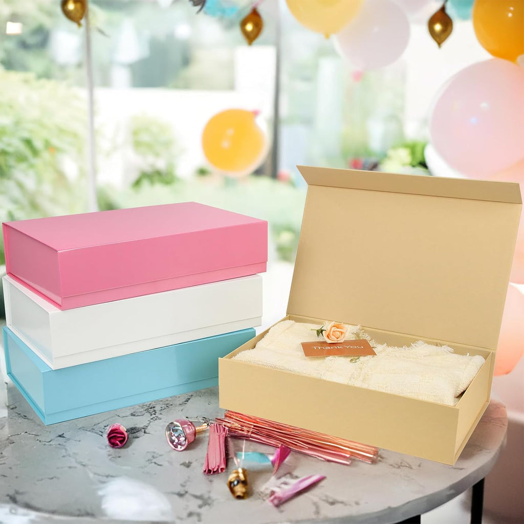 Extra Large Kraft Gift Box Magnetic Lid 17.5x11.3x4.3in
