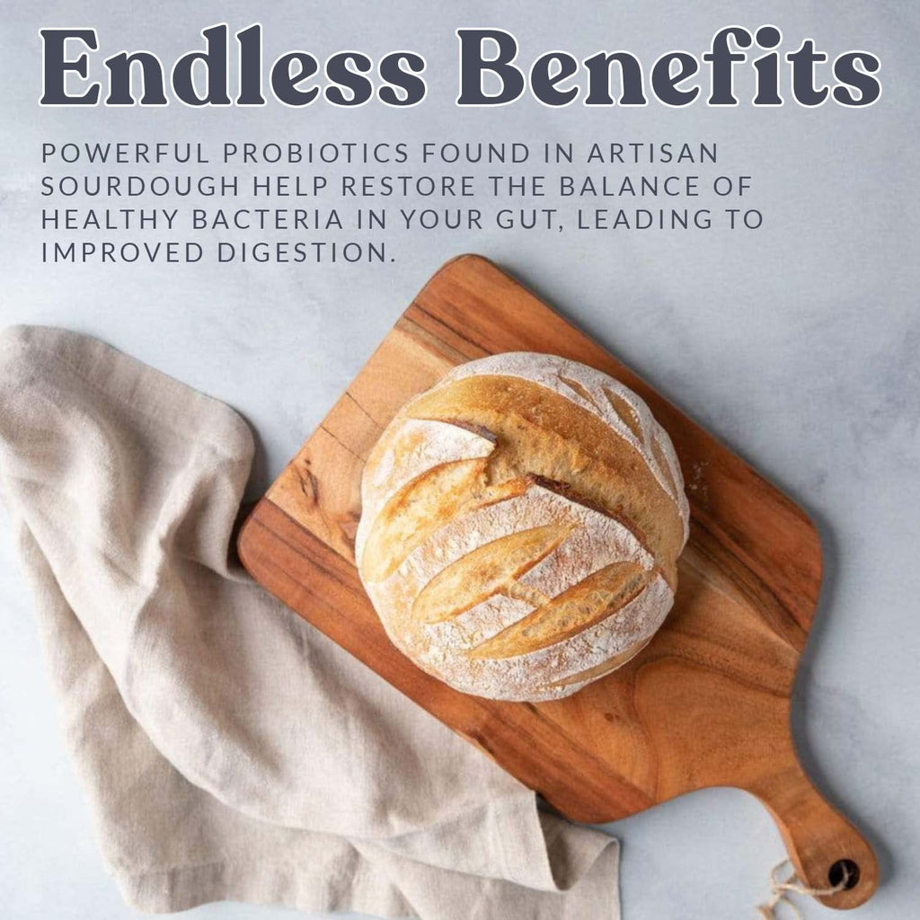 Artisan Bread Making Kit | 5 Piece DIY Kit Includes San Francisco Sourdough Starter, Baker's Scale, Bread Lame, Dough