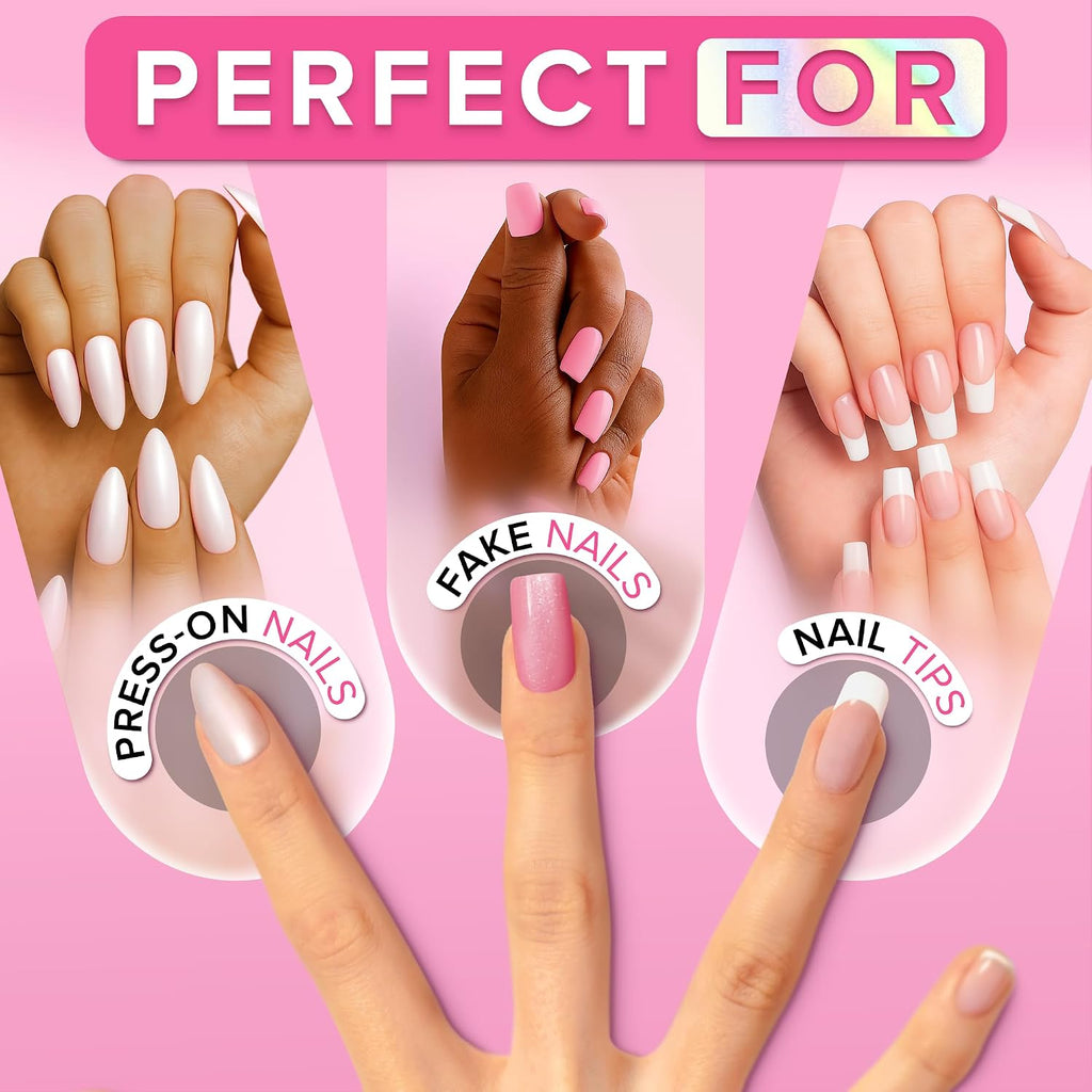 Super Strong Nail Glue for Press On Nails, Nail Tips & Acrylics | 8ml