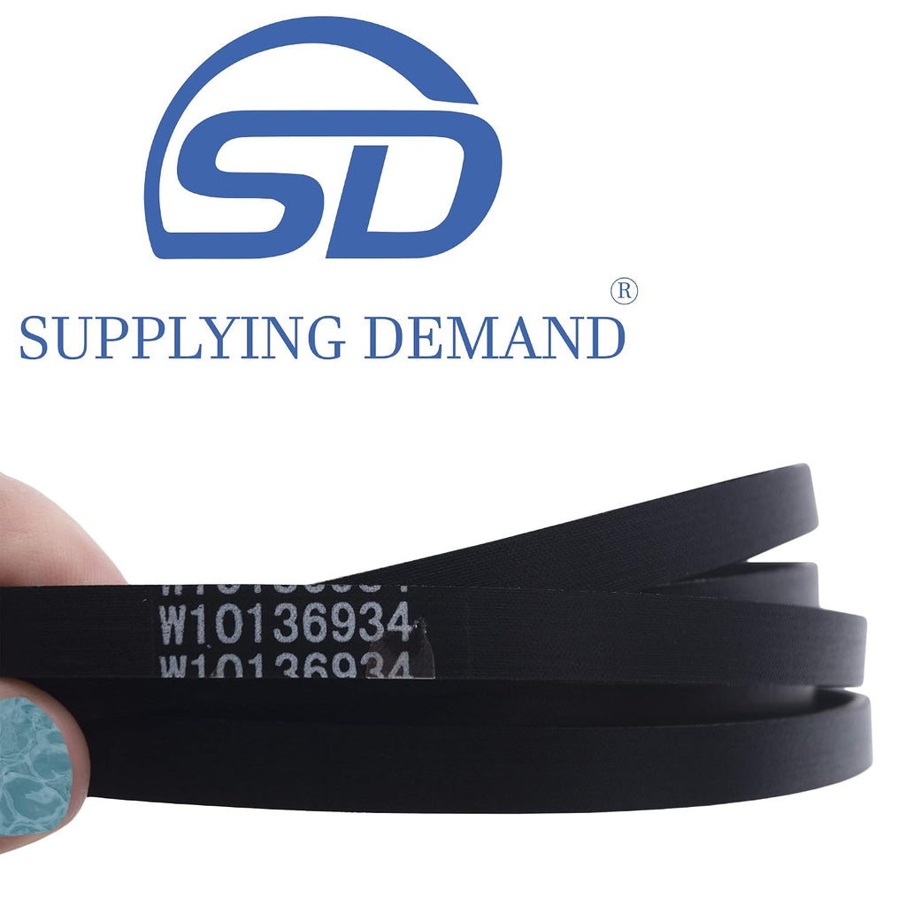 Supplying Demand W10136934 1480895 Clothes Dryer Drum Drive Belt Replacement Model Specific Not Universal