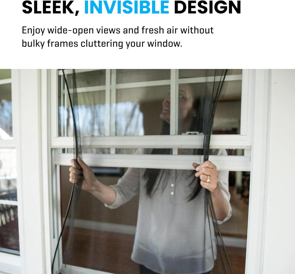 Custom Window Screen – Flexible, DIY Window Screen Replacement for House Windows – Custom Size Window Screens for