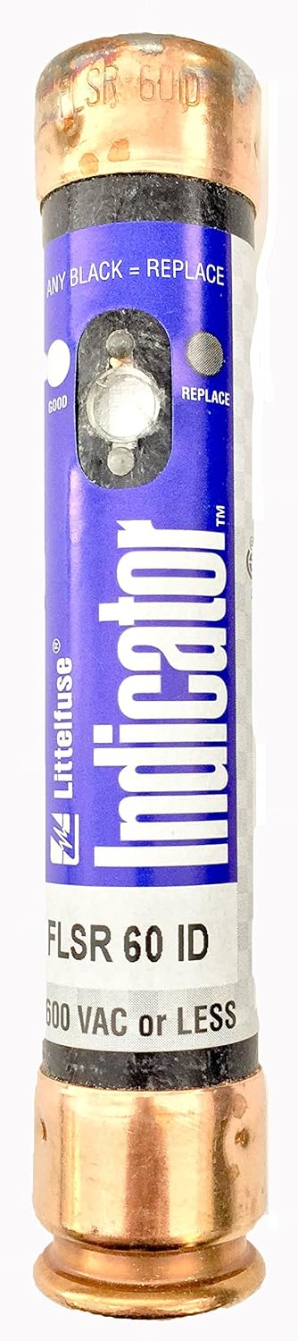 Littelfuse FLSR060.TXID Class RK5 UL Listed Fuse, Time Delay, 600V, 60 Amp, Indicating