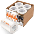 4 Rolls Vapor Barrier Tape 6 Inch x 200 FT Polyethylene Moisture Tape