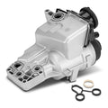 A-Premium Aluminum Engine Oil Filter Housing Assembly with Sensor