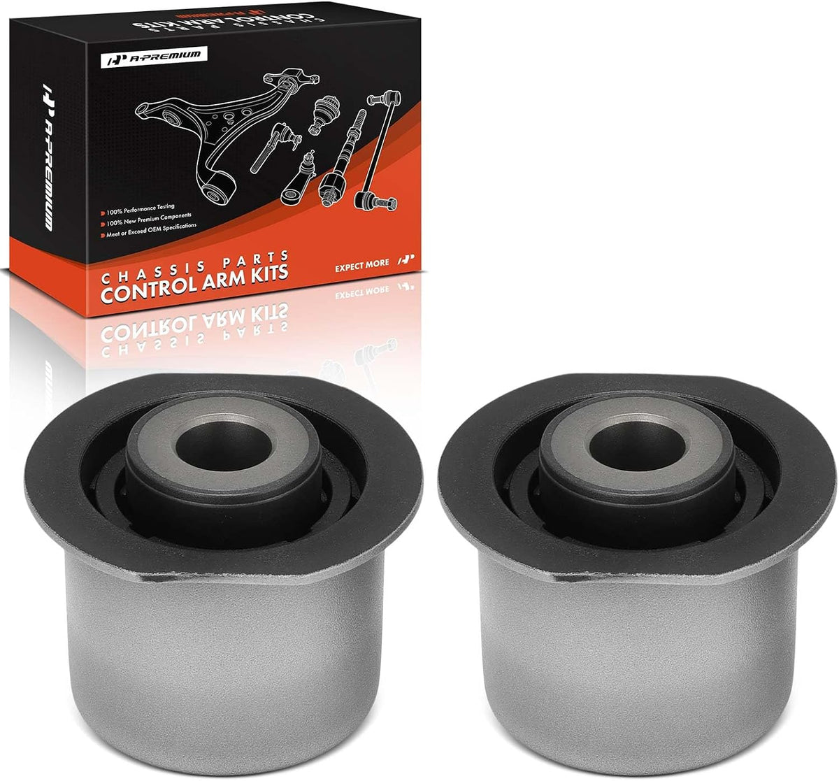 A-Premium 2 x Front Lower Outer Rearward Control Arm Bushing Kit