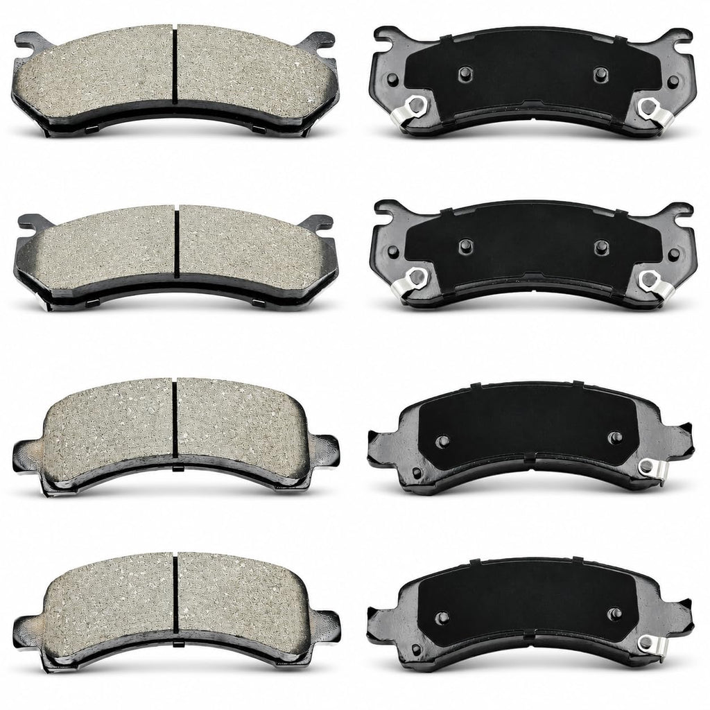 8pc Ceramic Brake Pads Fit for 2002-2006 Cadillac Escalade