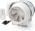 Voltset 4 Inch Duct Fan with Remote Control Inline Ventilation Exhaust Fan