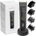Beardscape V2 Cordless Beard Trimmer for Men with Ceramic Blade, Black