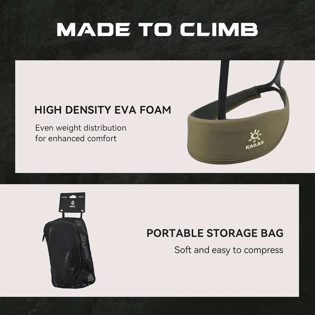 Airo Rock Climbing Harness Men Roofing Harnesses Rescue Mountaineering Safety Belt Women Comfortable Lightweight