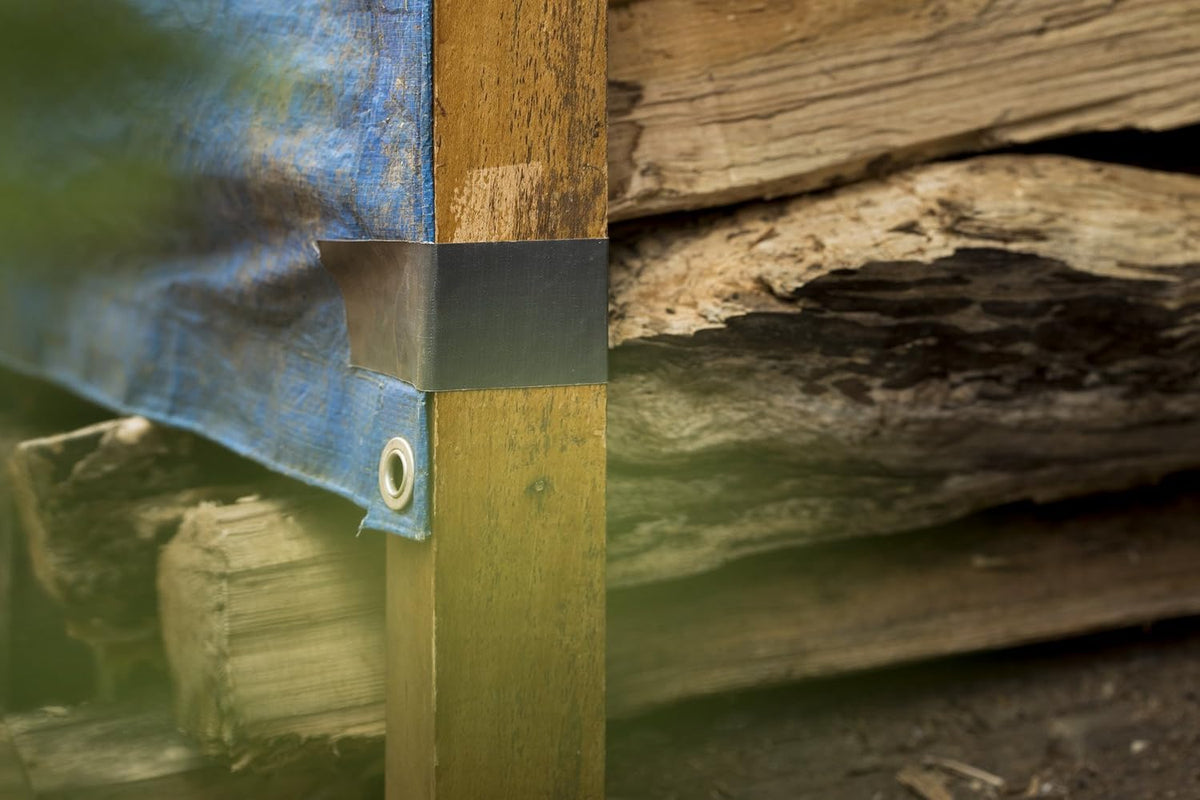 Ferociously Strong Tape, Duct Tape with UV Resistant & Waterproof Backing for Wood Brick Concrete and More, 12 yd. x