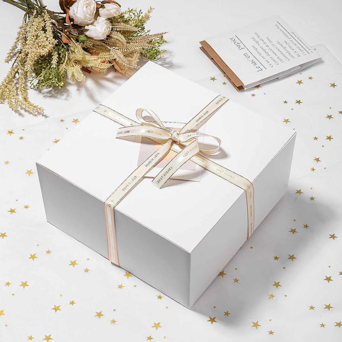 12x12x5 Large Gift Boxes with Lids 10 Pack Bridesmaid Proposal Box