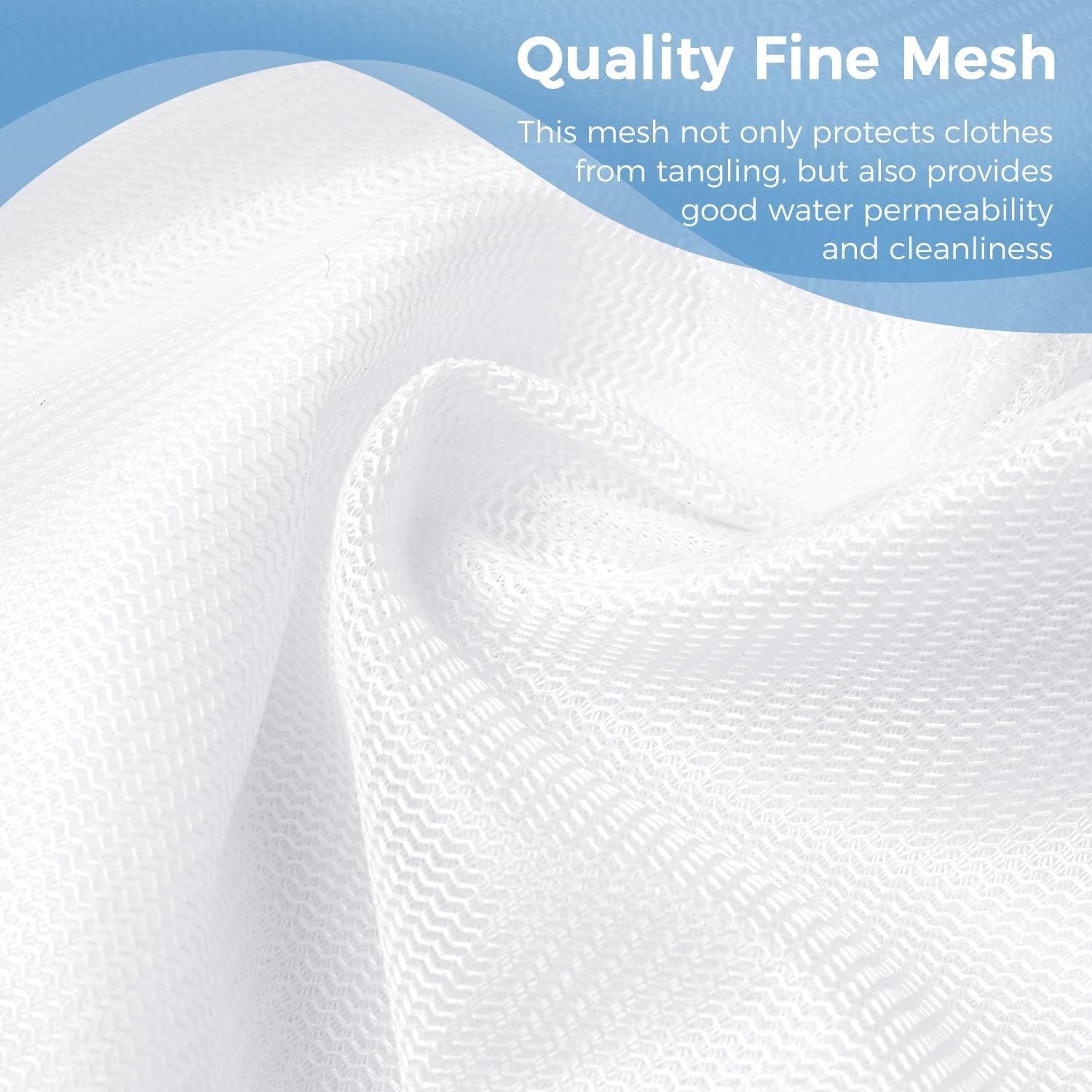 Laundry Bags Mesh Wash Bag for Intimates Lingerie and Delicates, 5Pcs (1XL,2L,2M)