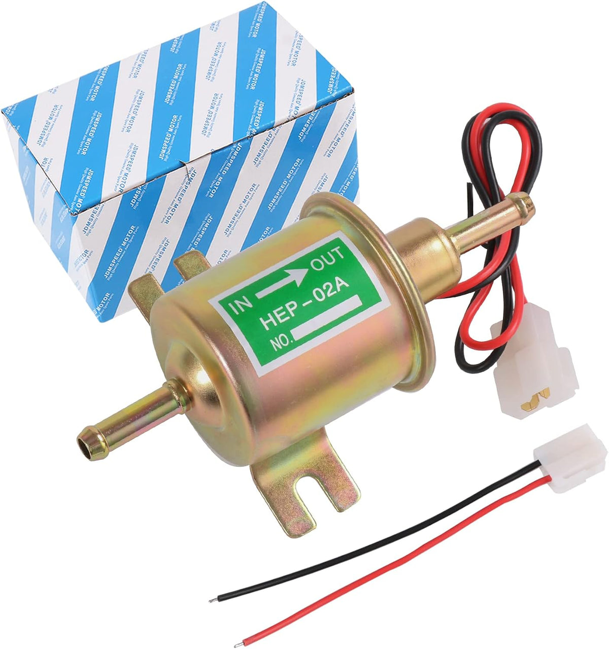 Universal Electric Fuel Pump Kit 12v 3-6 PSI Low Pressure Replacement For Carburetor Lawn Mower Gas Diesel Fuel Transfer Pump