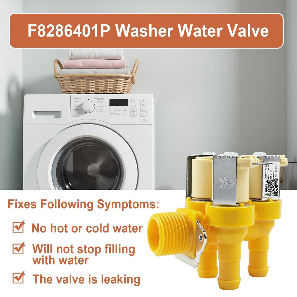 F8286401P Washer Water Valve Compatible with Speed Queen Huebsch Unimac