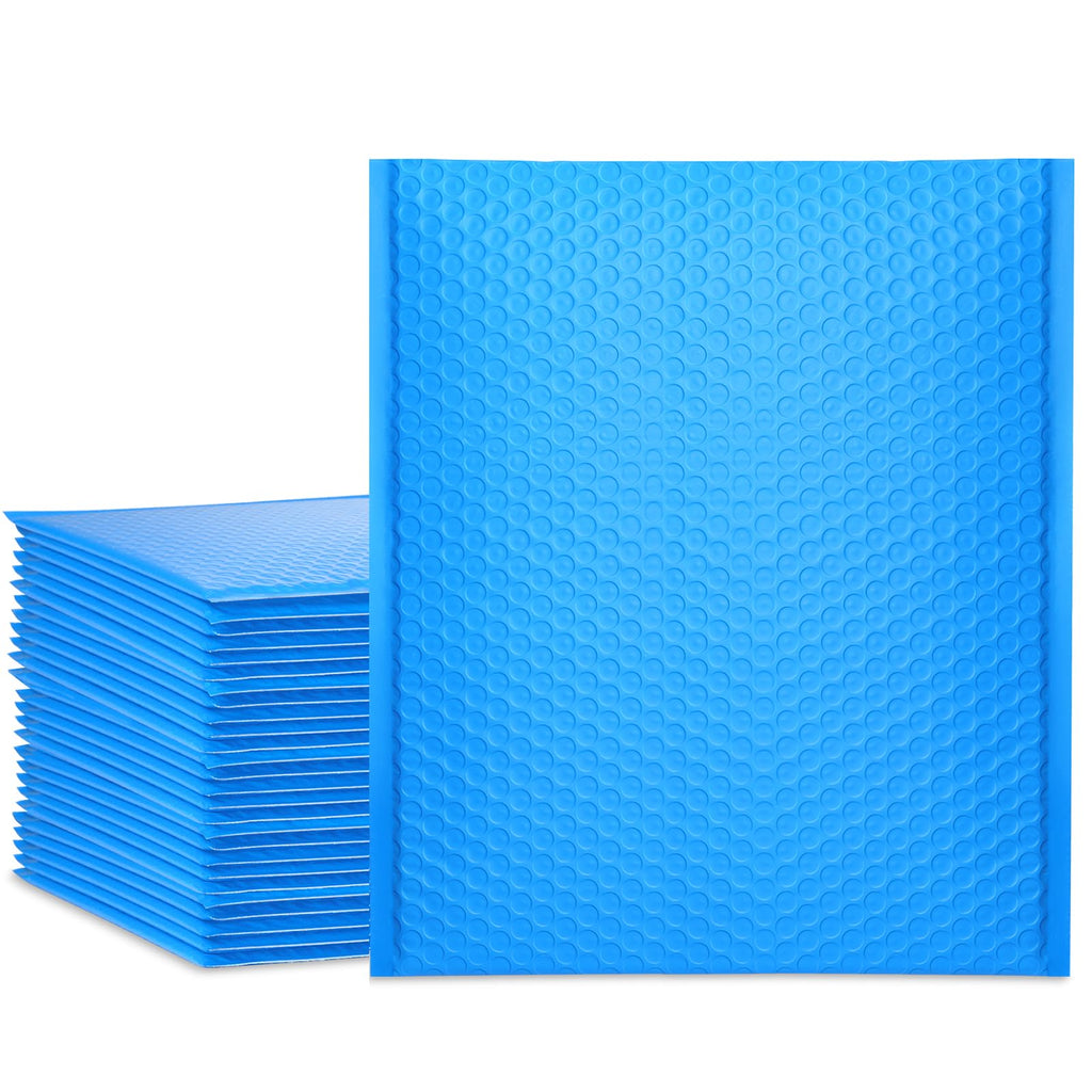 Large Bubble Mailers 12x16" 25 Pack Usable Size 12x15" Blue Padded