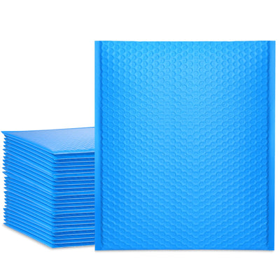 Large Bubble Mailers 12x16" 25 Pack Usable Size 12x15" Blue Padded