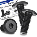 20PCS 1/4"-20 x 1 Flat Head Socket Cap Screws, 304 Stainless Steel