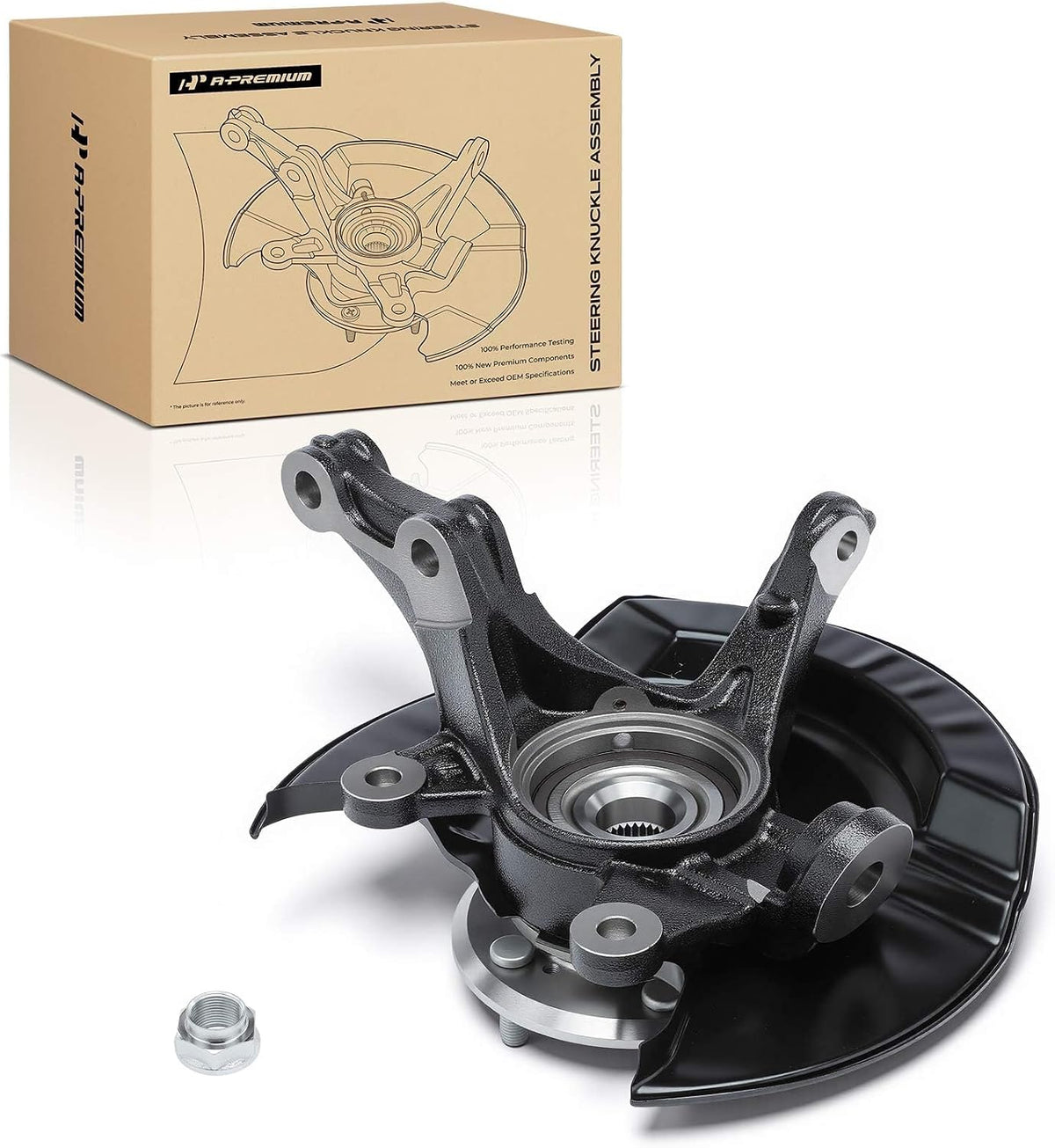 A-Premium Front Right Steering Knuckle & Wheel Bearing Hub Assembly