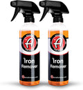 Adam's Iron Remover (16oz, 2 Pack) - Fallout & Iron Remover Spray for Car Detailing Removes Iron Particles in Auto