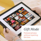 Digital Picture Frame, Load from Phone Capability, 10" Black