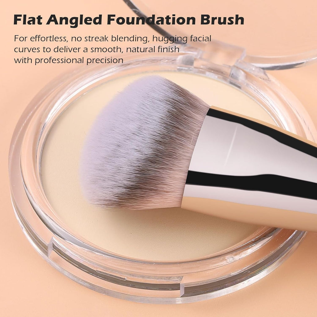 Dual-Ended Brush, Cat Paw Foundation and Under Eye Concealer Brush