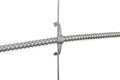 Prime Cable Management Conduit Cable Support Clip to Ceiling Wire, Threaded Rod & Flanges. Heavy Duty Spring Steel Clip / 100 Pack