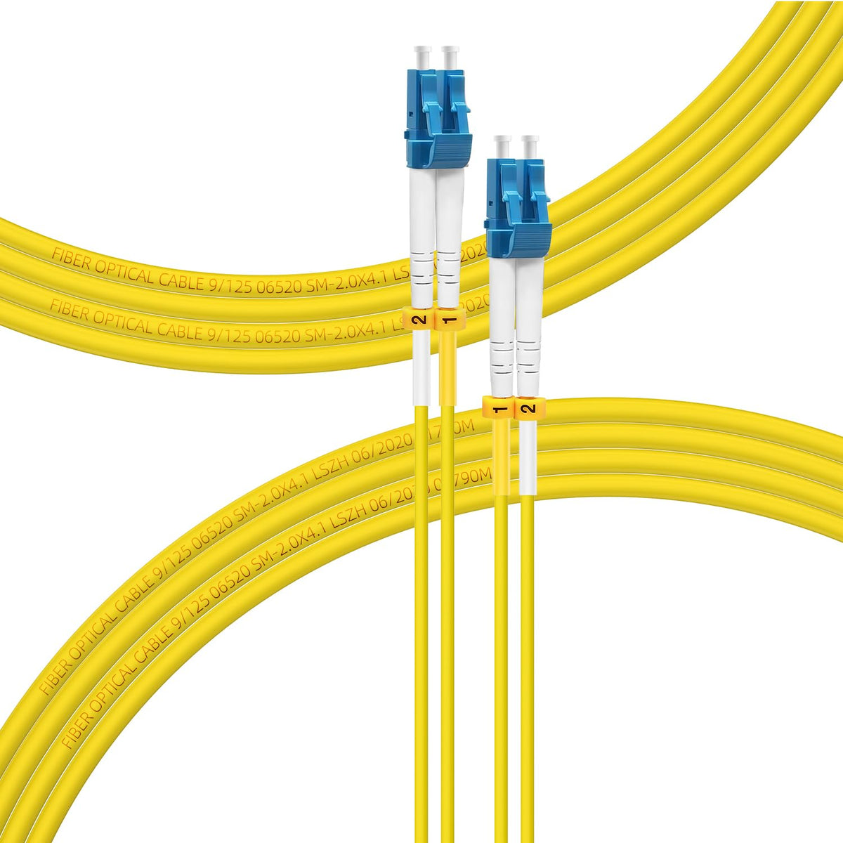 LC to LC Single Mode Fiber Patch Cable OS2 20M/66ft 1 Pack