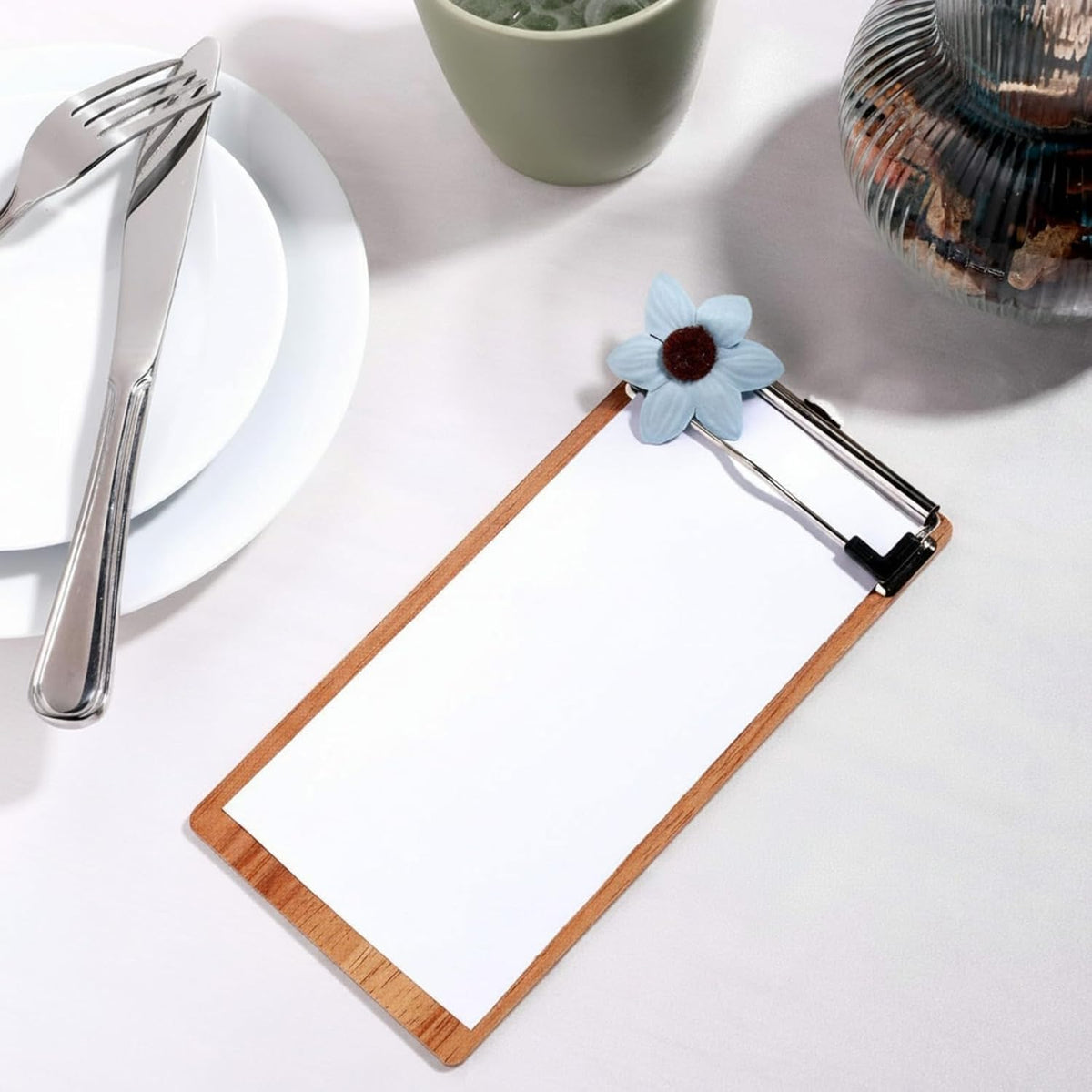30 Pcs Mini Clipboard Wood Check Presenters Restaurant Clipboards