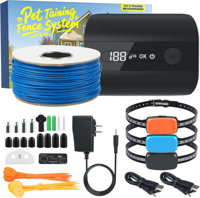 Electric Fence for Dogs,2026 Underground Dog Fence System for 3 Dogs