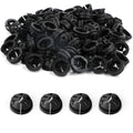 500pcs Non-Metallic Push-in Cable Connectors, 3/8-1/2 Inch (Black)