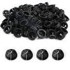 500pcs Non-Metallic Push-in Cable Connectors, 3/8-1/2 Inch (Black)