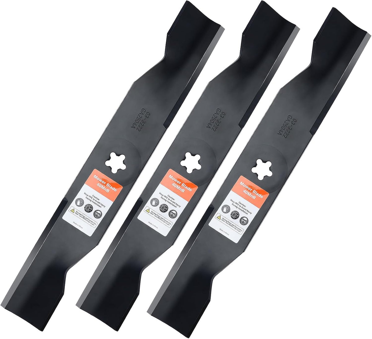 Grasscool Z248F Mower Blades for Husqvarna 48 inch Deck 532180054 Bagger