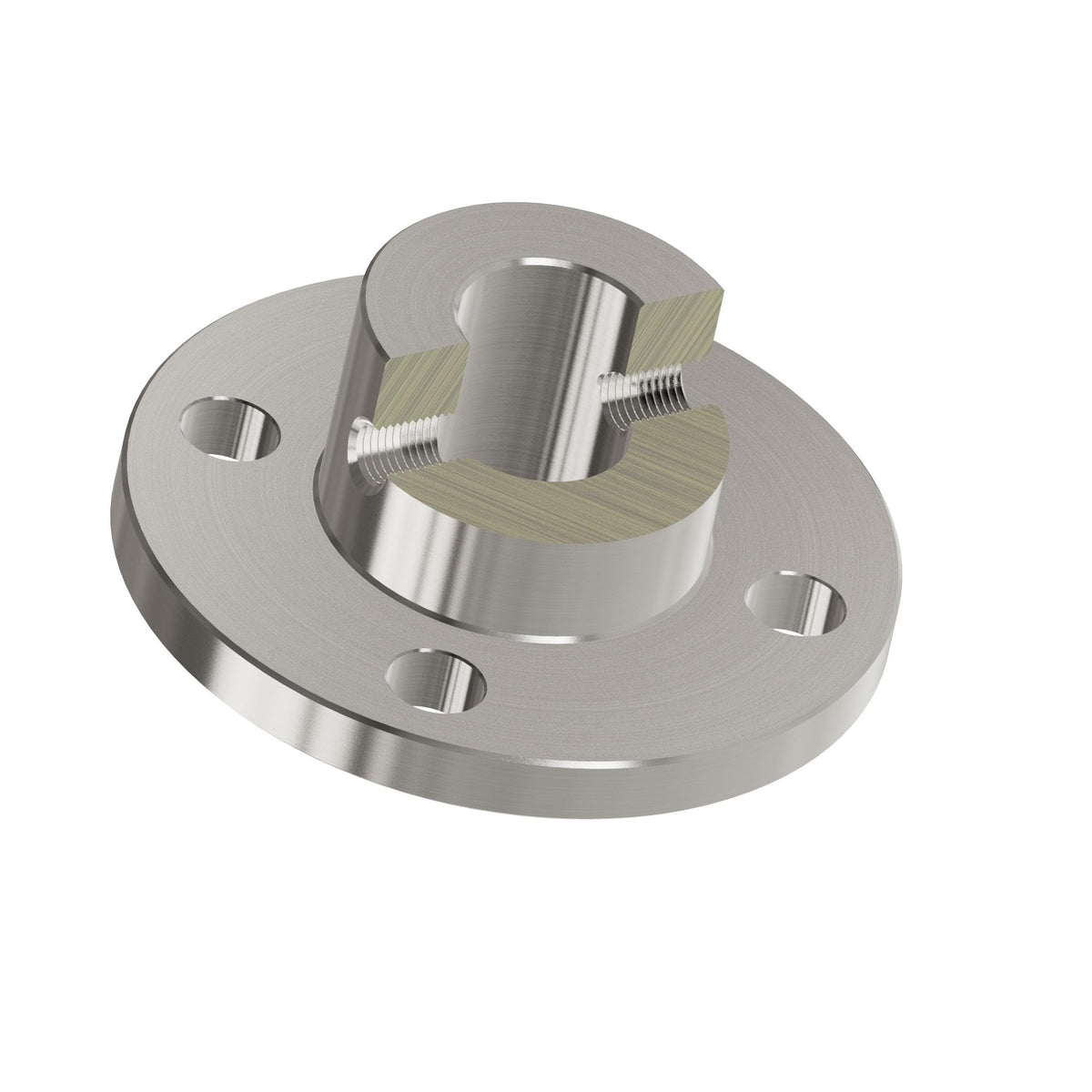 FOCMKEAS 2Pcs 8mm Flange Shaft Coupling, Rigid Coupling