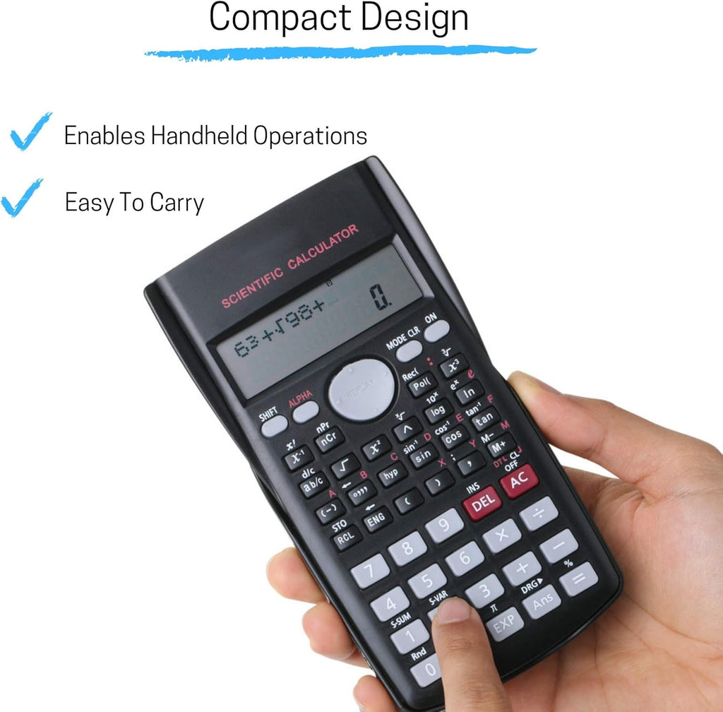 Scientific 2 Line Calculator - Fraction & College Math Calculator f | or Students & Engineers